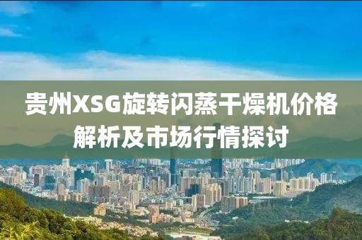 贵州XSG旋转闪蒸干燥机价格解析及市场行情探讨