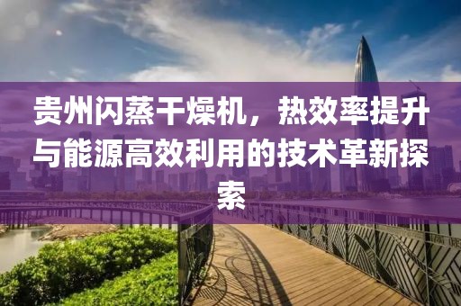 贵州闪蒸干燥机，热效率提升与能源高效利用的技术革新探索