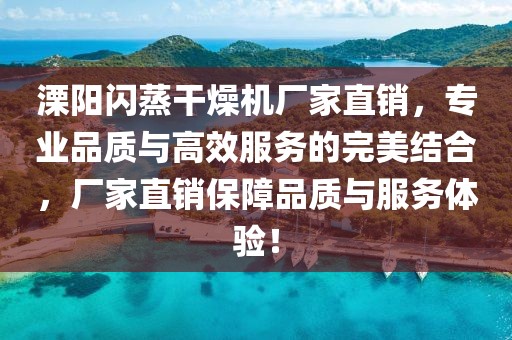 溧阳闪蒸干燥机厂家直销，专业品质与高效服务的完美结合，厂家直销保障品质与服务体验！