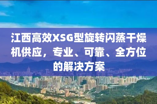 江西高效XSG型旋转闪蒸干燥机供应，专业、可靠、全方位的解决方案