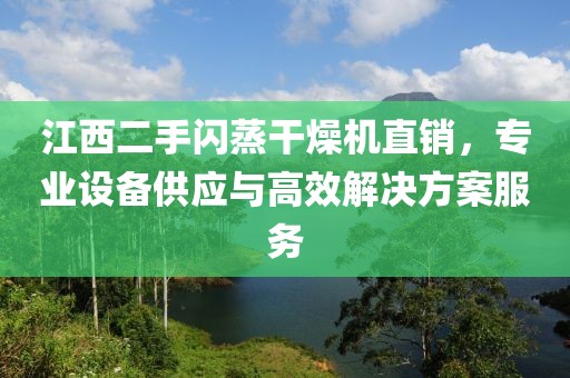 江西二手闪蒸干燥机直销，专业设备供应与高效解决方案服务