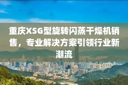 重庆XSG型旋转闪蒸干燥机销售，专业解决方案引领行业新潮流