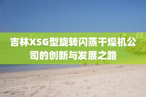 吉林XSG型旋转闪蒸干燥机公司的创新与发展之路