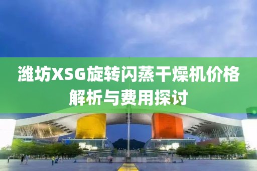 潍坊XSG旋转闪蒸干燥机价格解析与费用探讨