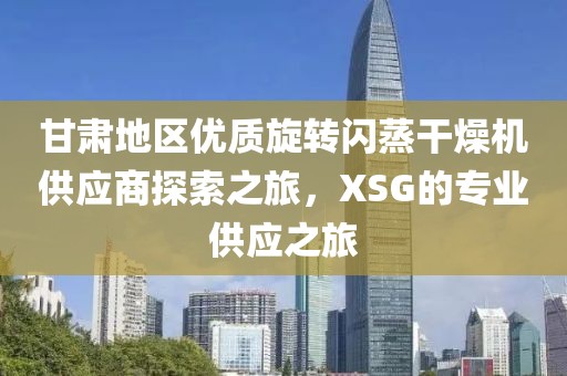 甘肃地区优质旋转闪蒸干燥机供应商探索之旅，XSG的专业供应之旅