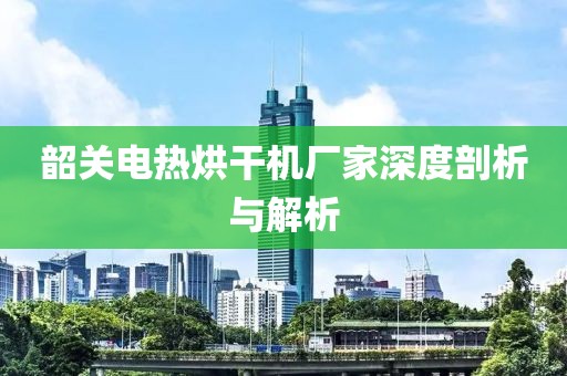 韶关电热烘干机厂家深度剖析与解析