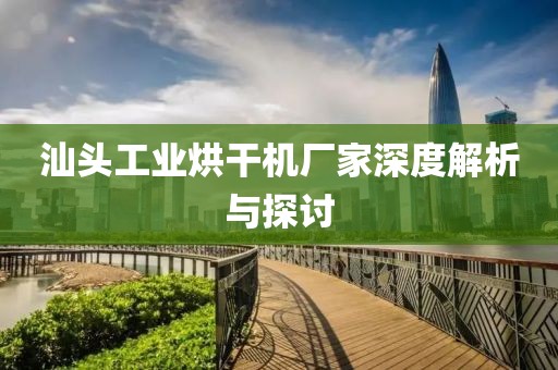 汕头工业烘干机厂家深度解析与探讨