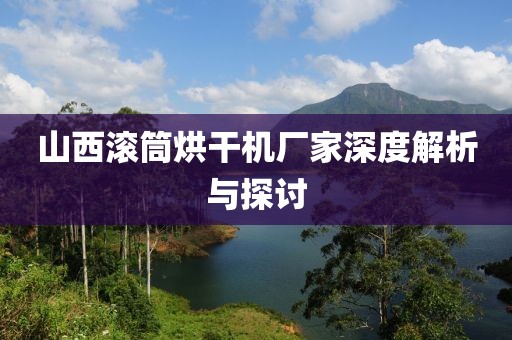 山西滚筒烘干机厂家深度解析与探讨