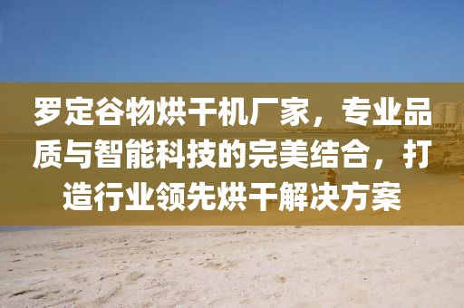 罗定谷物烘干机厂家，专业品质与智能科技的完美结合，打造行业领先烘干解决方案