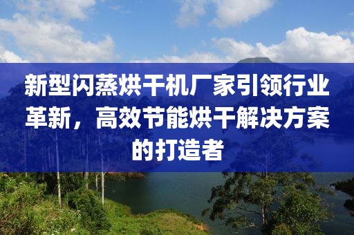 新型闪蒸烘干机厂家引领行业革新，高效节能烘干解决方案的打造者