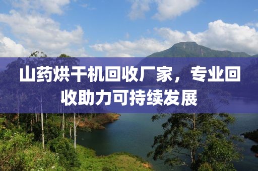 山药烘干机回收厂家，专业回收助力可持续发展