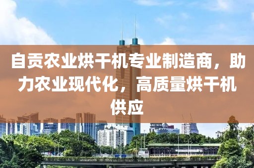 自贡农业烘干机专业制造商，助力农业现代化，高质量烘干机供应