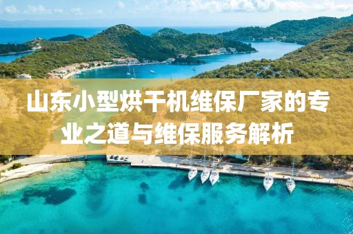 山东小型烘干机维保厂家的专业之道与维保服务解析