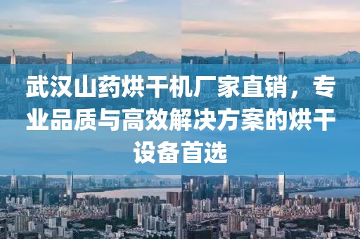 武汉山药烘干机厂家直销，专业品质与高效解决方案的烘干设备首选