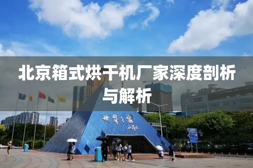 北京箱式烘干机厂家深度剖析与解析