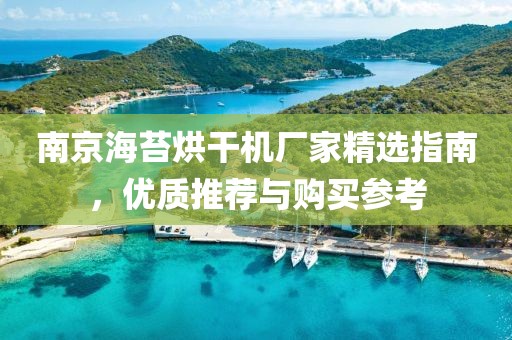 南京海苔烘干机厂家精选指南，优质推荐与购买参考